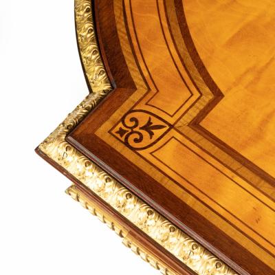  Holland Sons A Victorian fine satinwood ladies writing table attributed to Holland and Sons