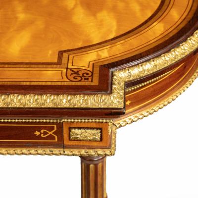  Holland Sons A Victorian fine satinwood ladies writing table attributed to Holland and Sons