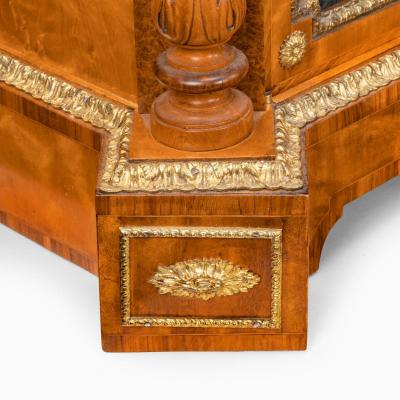 Holland Sons A pair of Victorian satinwood display cabinets attributed to Holland and Sons