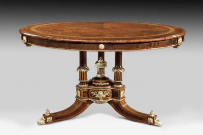  Holland Sons Centre table attributed to Holland and Sons related to a table in Clarence House