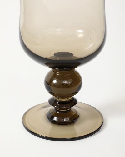  Holmegaard 8 Holmegaard Smoked Wine Water Glasses