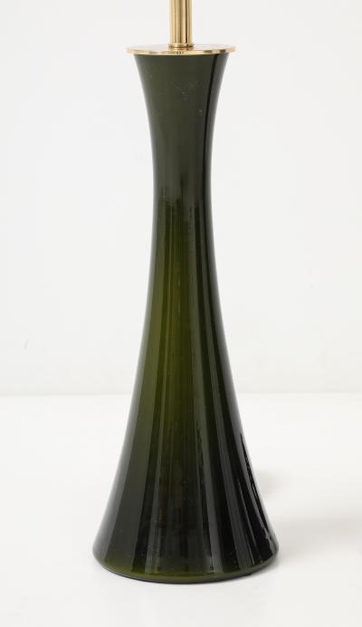  Holmegaard Holmegaard Bergbom Dark Green Glass Lamps
