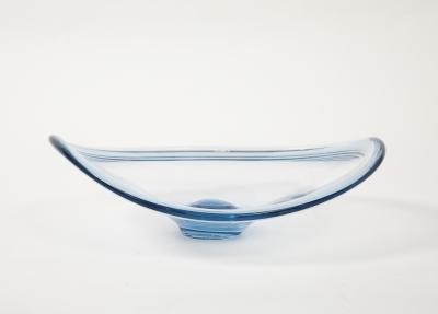  Holmegaard Holmegaard Ice Blue Glass Centerpiece