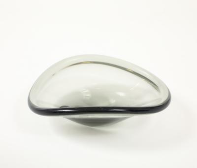  Holmegaard Holmegaard Smoked Glass Wave Vessel