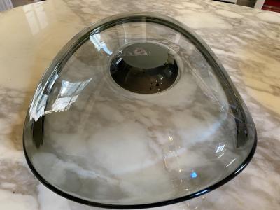  Holmegaard LARGE MID CENTURY MODERNIST GLASS BOWL BY HOLMEGAARD