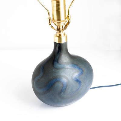  Holmegaard MICHAEL BANG ASYMMETRICAL GLASS TABLE LAMP FOR HOLMEGAARD