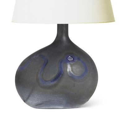  Holmegaard Pair of Asymmetrisk Table Lamps inGlass by Michael Bang for Holmegaard