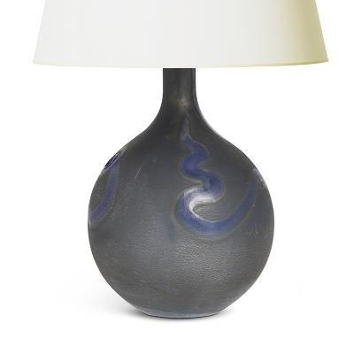  Holmegaard Pair of Asymmetrisk Table Lamps inGlass by Michael Bang for Holmegaard
