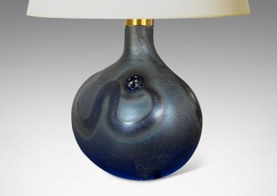  Holmegaard Pair of Table Lamps by Michael Bang for Holmegaard