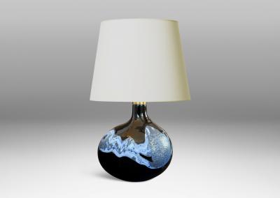  Holmegaard Pair of Table Lamps by Michael Bang for Holmegaard