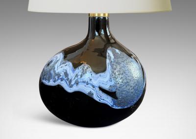  Holmegaard Pair of Table Lamps by Michael Bang for Holmegaard