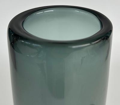  Holmegaard Per Lutken Holmegaard Glass Denmark Smoked Glasss Vases Set of Three 3 