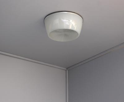  Holophane Fine French 1950s Cast Glass Flush Mount by Holophane