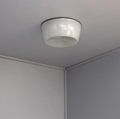  Holophane Fine French 1950s Cast Glass Flush Mount by Holophane