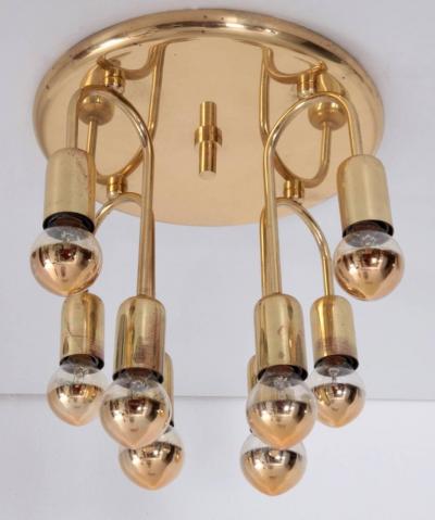  Honsel Leuchten Pair of Honsel Brass Flush Mount