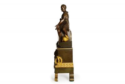  Horatius the Fall of Rome French Empire Antique Bronze Mantel Clock