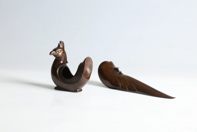  Hori Masaharu Pheasant Incense Burner 1950s