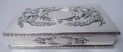  Howard Co Antique American Victorian Lady s Desk Box for Elegant Epistles 1897