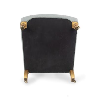  Howard Sons A Very Fine Pair of 19th Century Tub Armchairs Attributed to Howard Sons