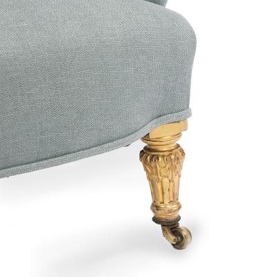  Howard Sons A Very Fine Pair of 19th Century Tub Armchairs Attributed to Howard Sons