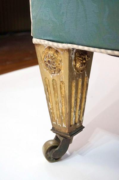  Howard Sons Howard Sons Portarlington Sofa with Giltwood Legs circa 1905