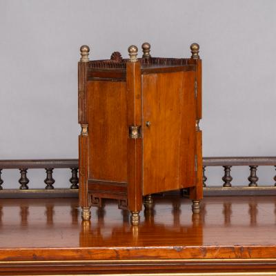Howell James Howell and James A small Aesthetic Movement walnut mantle clock