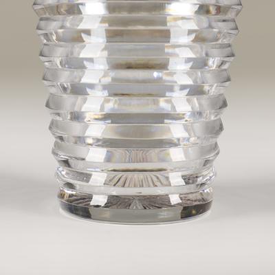  Hukin Heath Hukin Heath rimmed crystal ice bucket with silver hallmarked rim and handle