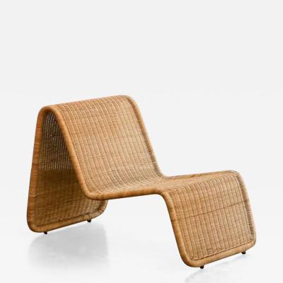  IKEA Ikea Hestra model rattan lounge chair 1982 Inspired by Tito Agnoli Design