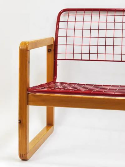  IKEA Postmodern Wire Lounge Chair Armchair S len Knut Marianne Hagberg Ikea 1982