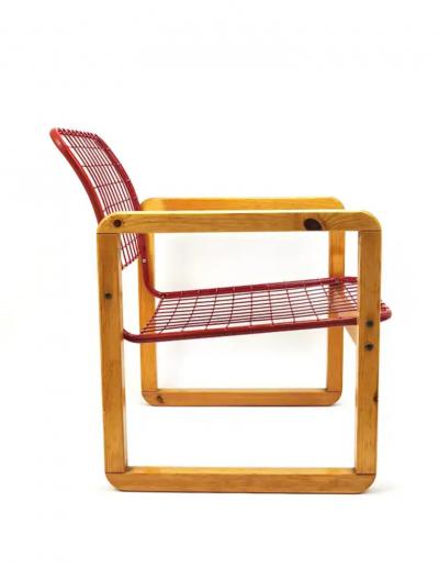  IKEA Postmodern Wire Lounge Chair Armchair S len Knut Marianne Hagberg Ikea 1982