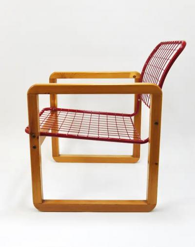  IKEA Postmodern Wire Lounge Chair Armchair S len Knut Marianne Hagberg Ikea 1982