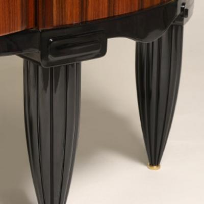  ILIAD Bespoke A Demi lune Cabinet in the Manner of Maurice Dufrene