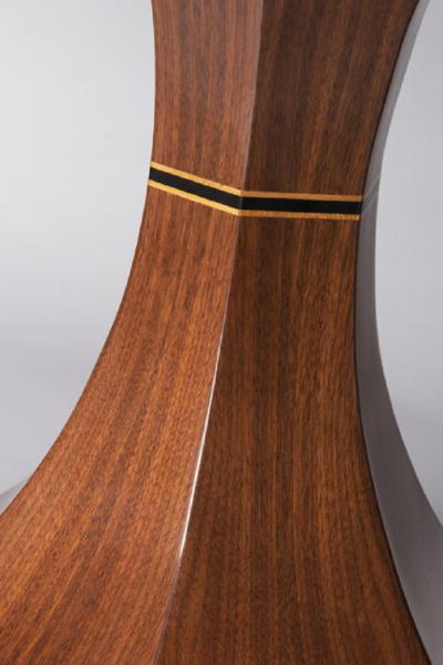  ILIAD Bespoke A Large Biedermeier Style Single Pedestal Dining Table