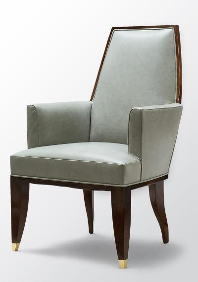  ILIAD Bespoke Armchair in the manner of Jacques Quinet