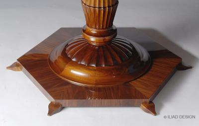  ILIAD Bespoke Biedermeier Inspired Pedestal Table
