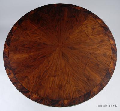  ILIAD Bespoke Biedermeier Inspired Pedestal Table