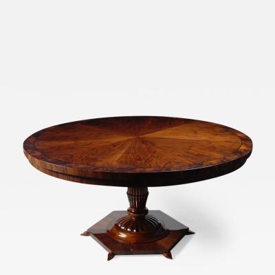  ILIAD Bespoke Biedermeier Inspired Pedestal Table