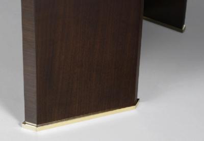  ILIAD Bespoke French Modernist inspired Wood and Onyx Coffee Table