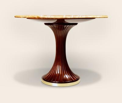  ILIAD Bespoke Italian Modernist inspired Pedestal Table
