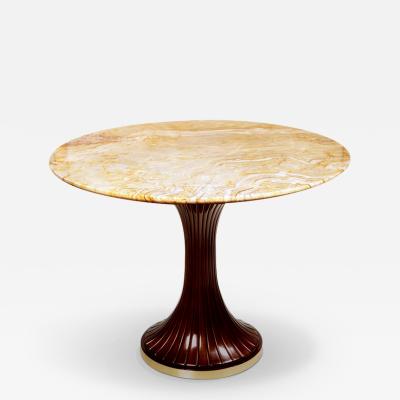  ILIAD Bespoke Italian Modernist inspired Pedestal Table