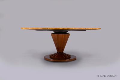  ILIAD Bespoke Large Modernist Inspired Pedestal Table