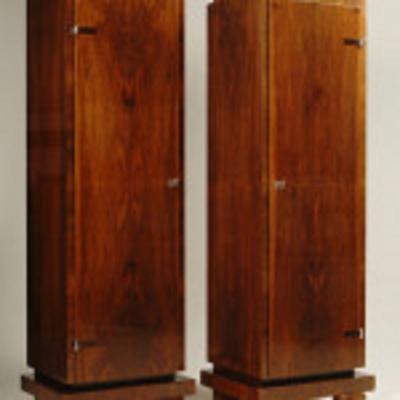  ILIAD Bespoke Pair of Bauhaus Inspired Pedestal Cabinets by ILIAD Design