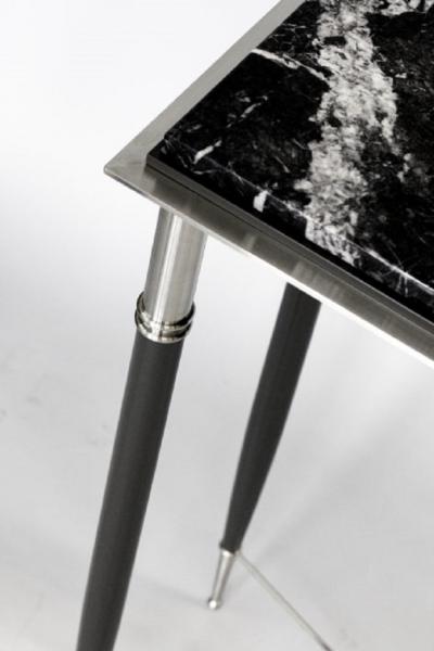  ILIAD Bespoke Pair of French Modernist Style Consoles Inspired by Andre Arbus