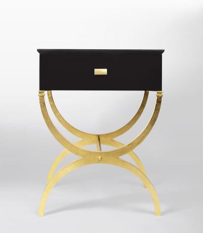  ILIAD Bespoke Pair of Modernist End Tables inspired by Maison Ramsay