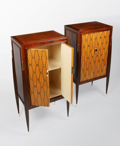  ILIAD Bespoke Pair of Ruhlmann inspired Cabinets