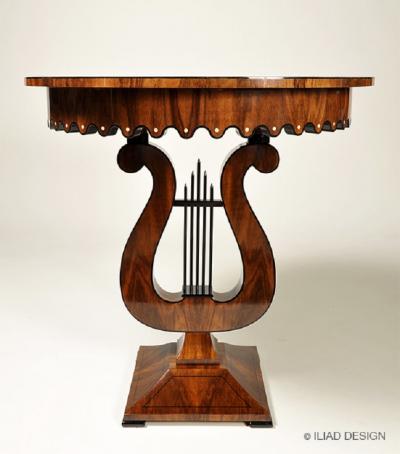  ILIAD Bespoke Swedish Neoclassical Style Occasional Table
