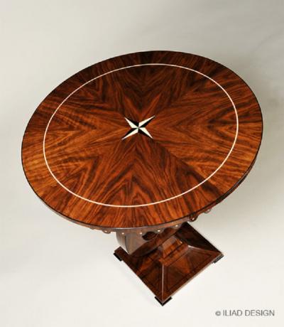  ILIAD Bespoke Swedish Neoclassical Style Occasional Table