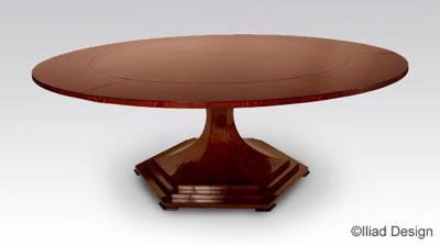  ILIAD Bespoke Vienna Biedermeier Inspired Trumpet style Extendable Dining Table