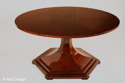  ILIAD Bespoke Vienna Biedermeier Inspired Trumpet style Extendable Dining Table
