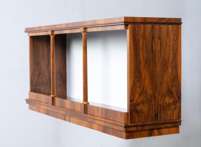  ILIAD DESIGN A Biedermeier Style Hanging Wall Shelf by ILIAD Design